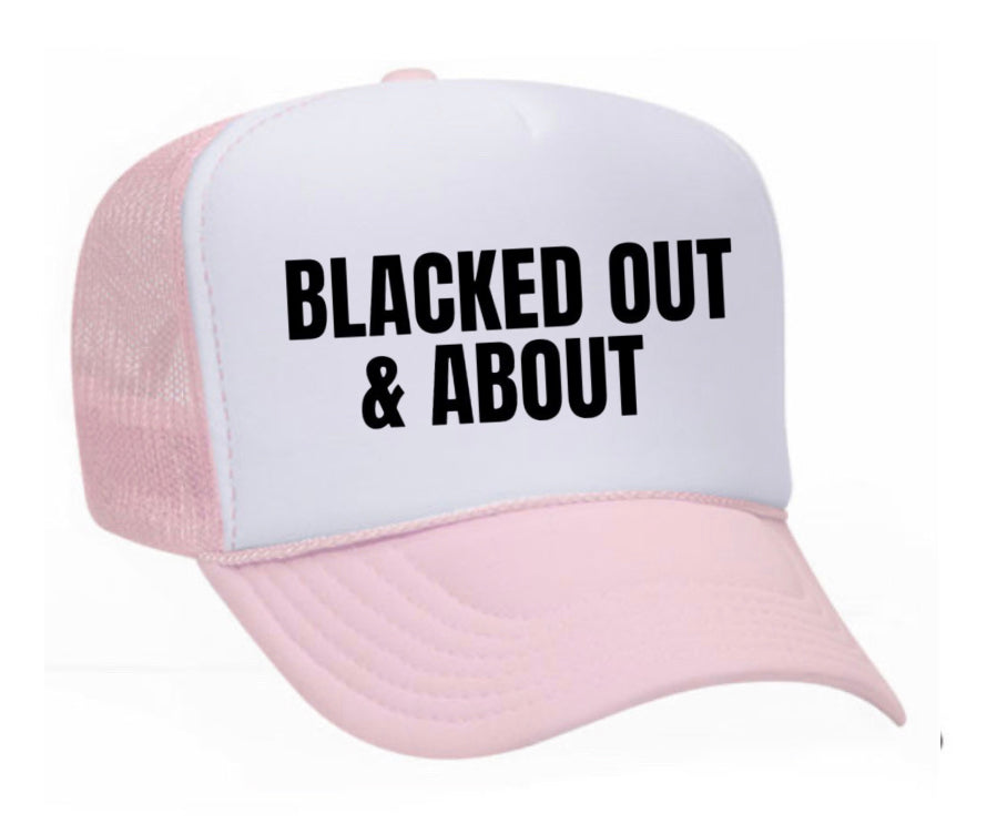 Blacked Out & About Trucker Hat Uncle Bekah’s Inappropriate Trucker Hats