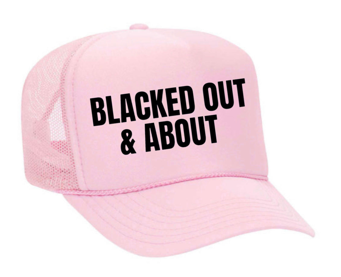 Blacked Out & About Trucker Hat Uncle Bekah’s Inappropriate Trucker Hats