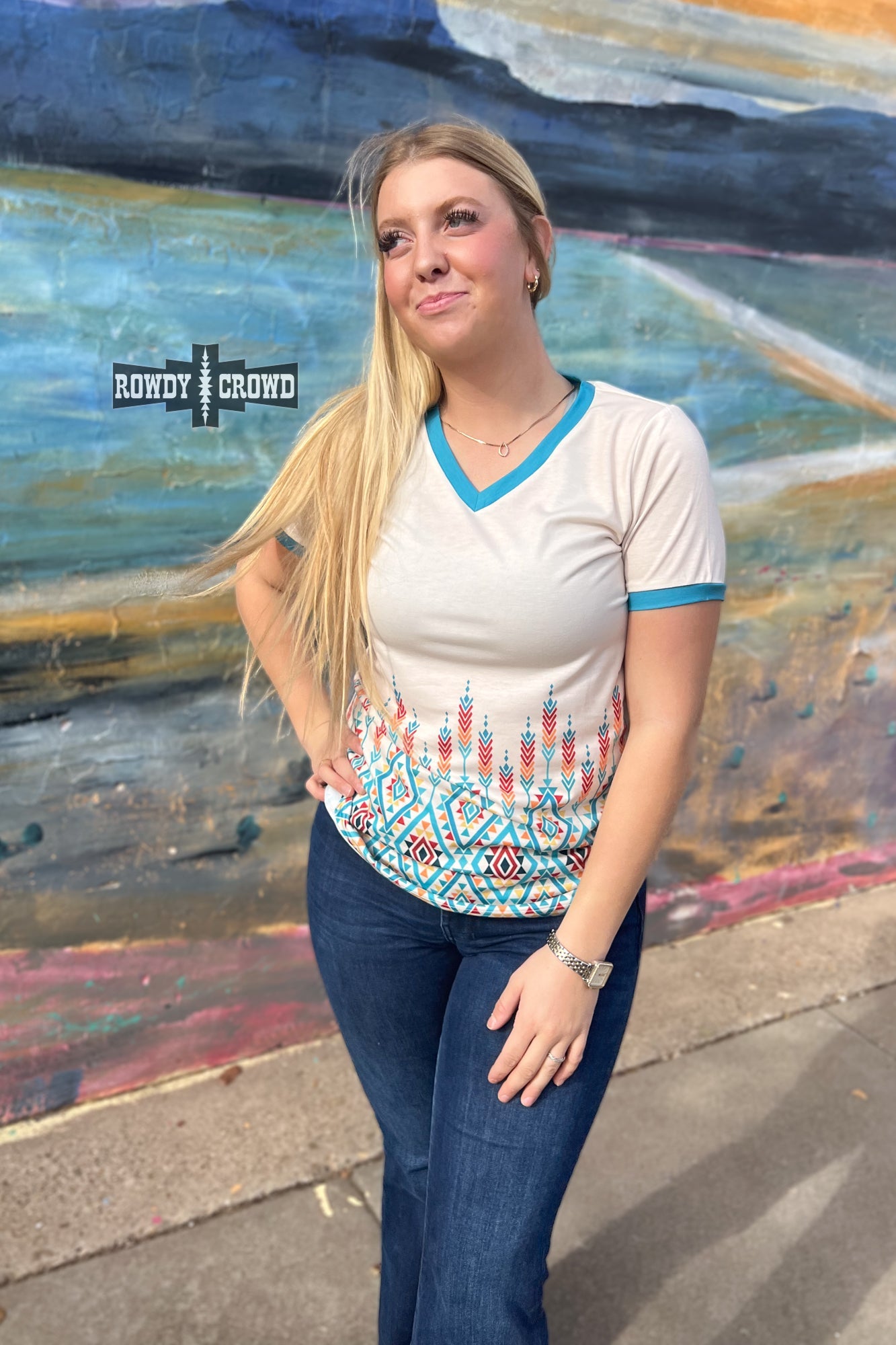 Tupelo Western Print T-shirt