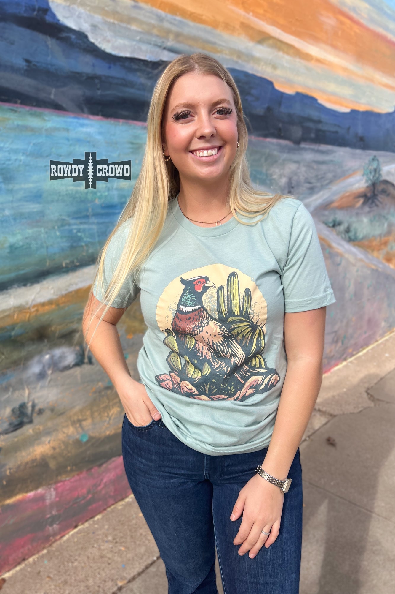 Pheasant Run Western T-Shirt