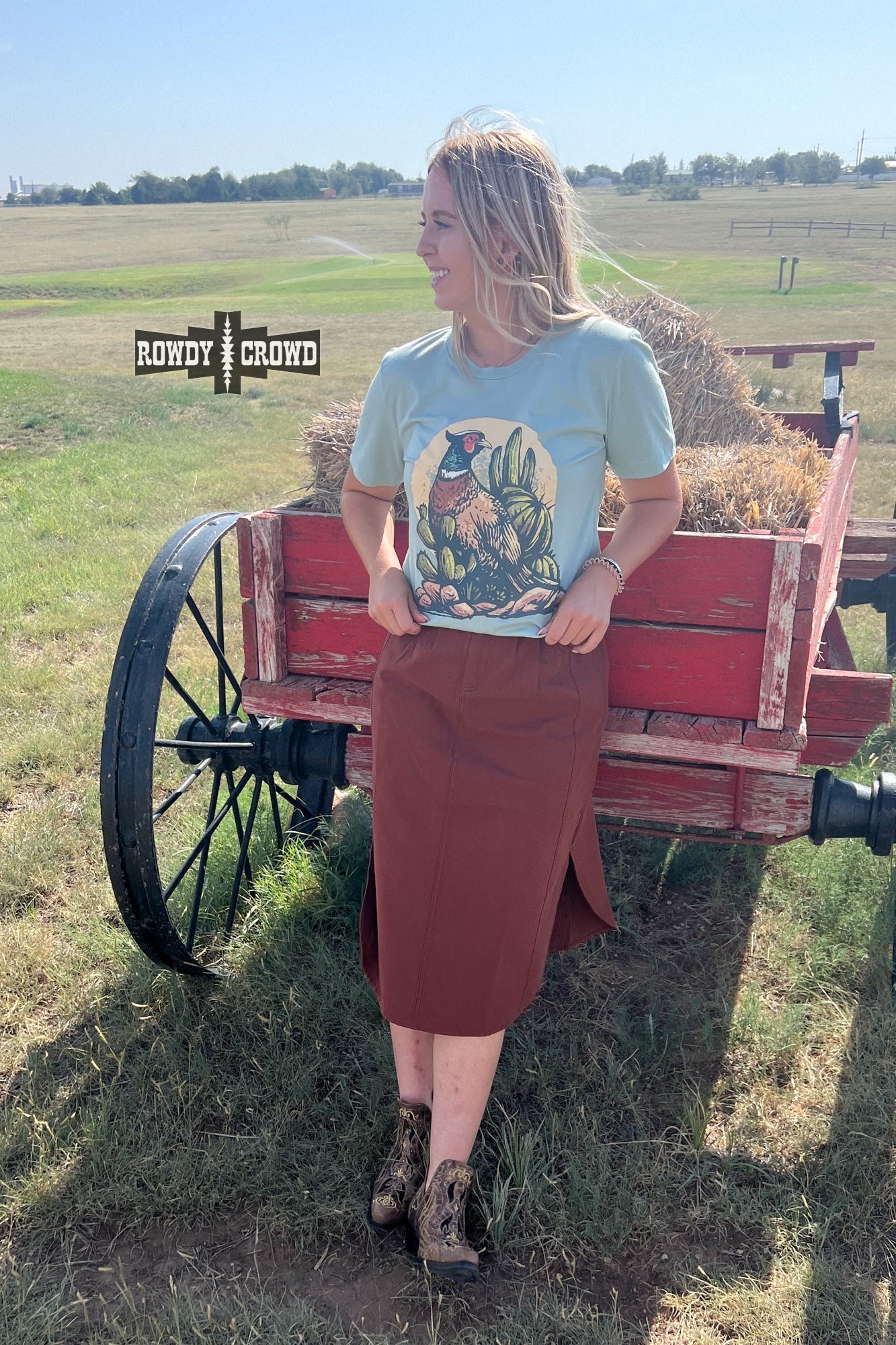 Pheasant Run Western T-Shirt
