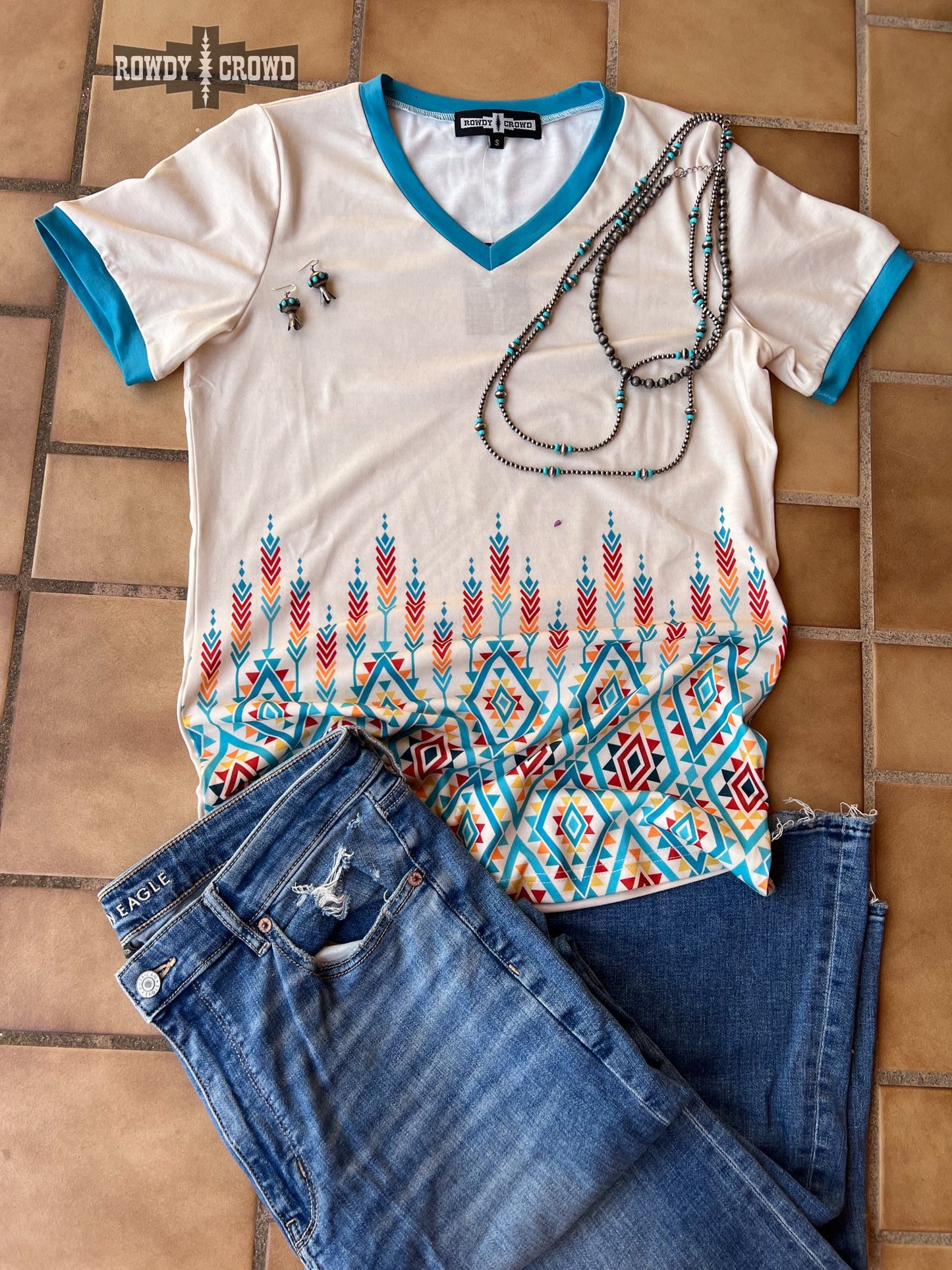 Tupelo Western Print T-shirt