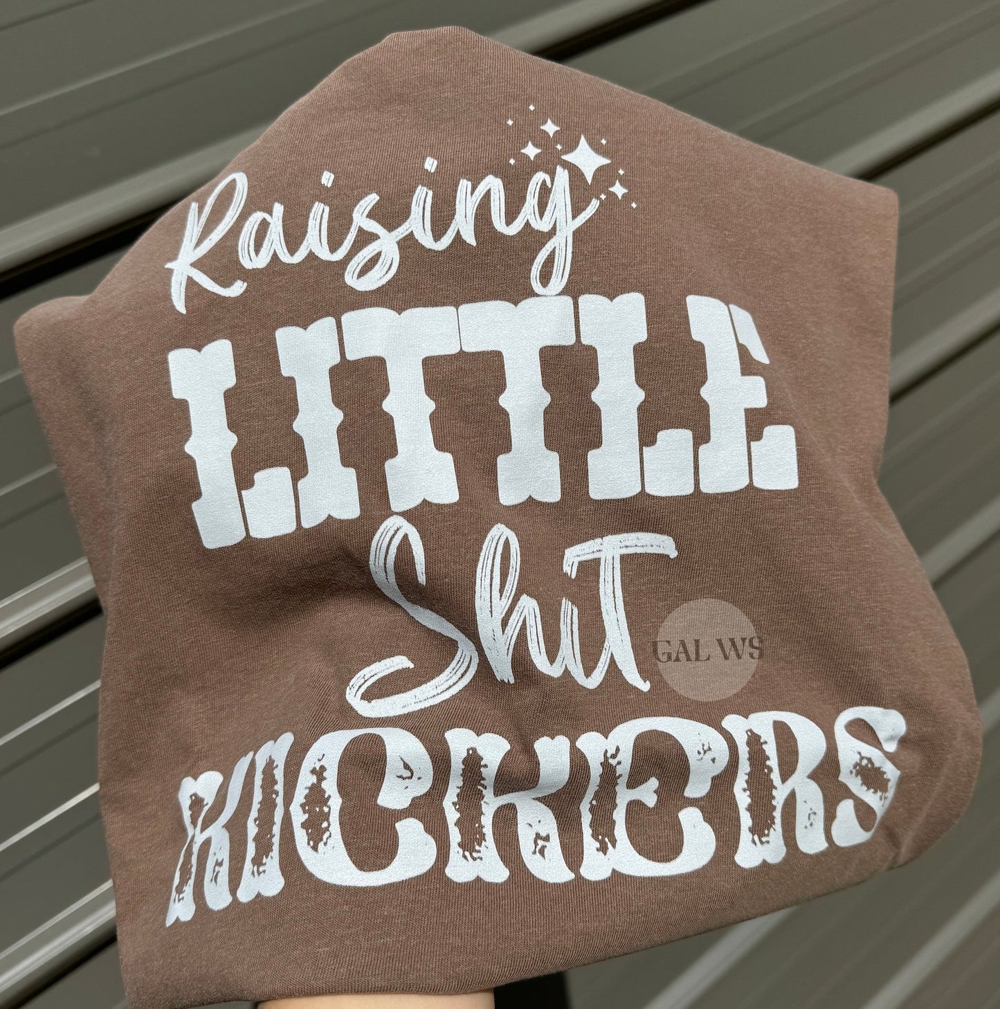 Raising Little Sh*t Kickers Graphic T-Shirt Gunpowder and Lace Boutique Nac