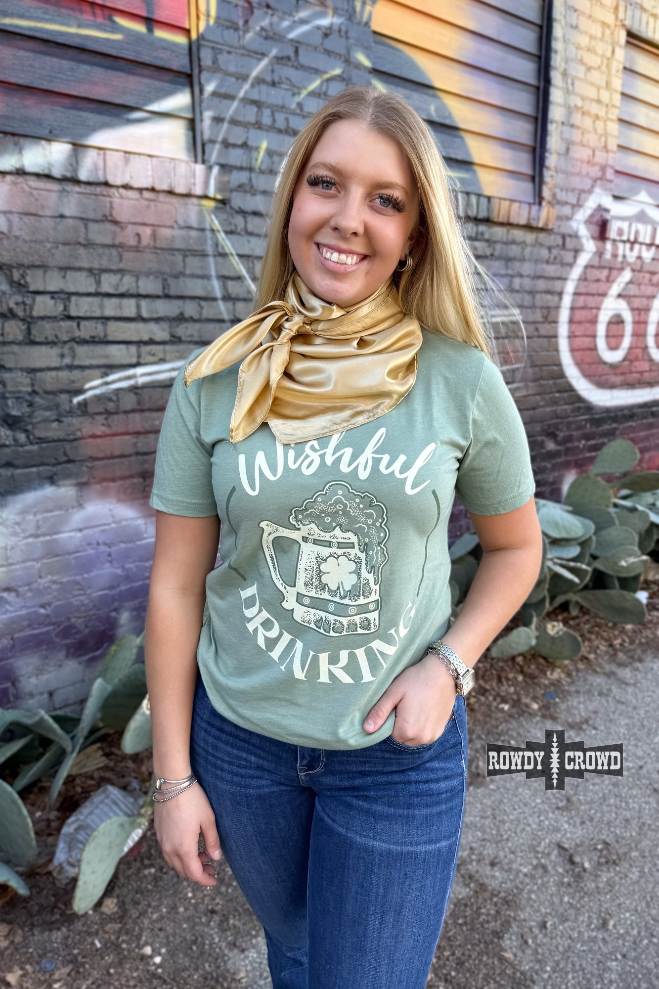 Wishful Drinking Western T-shirt