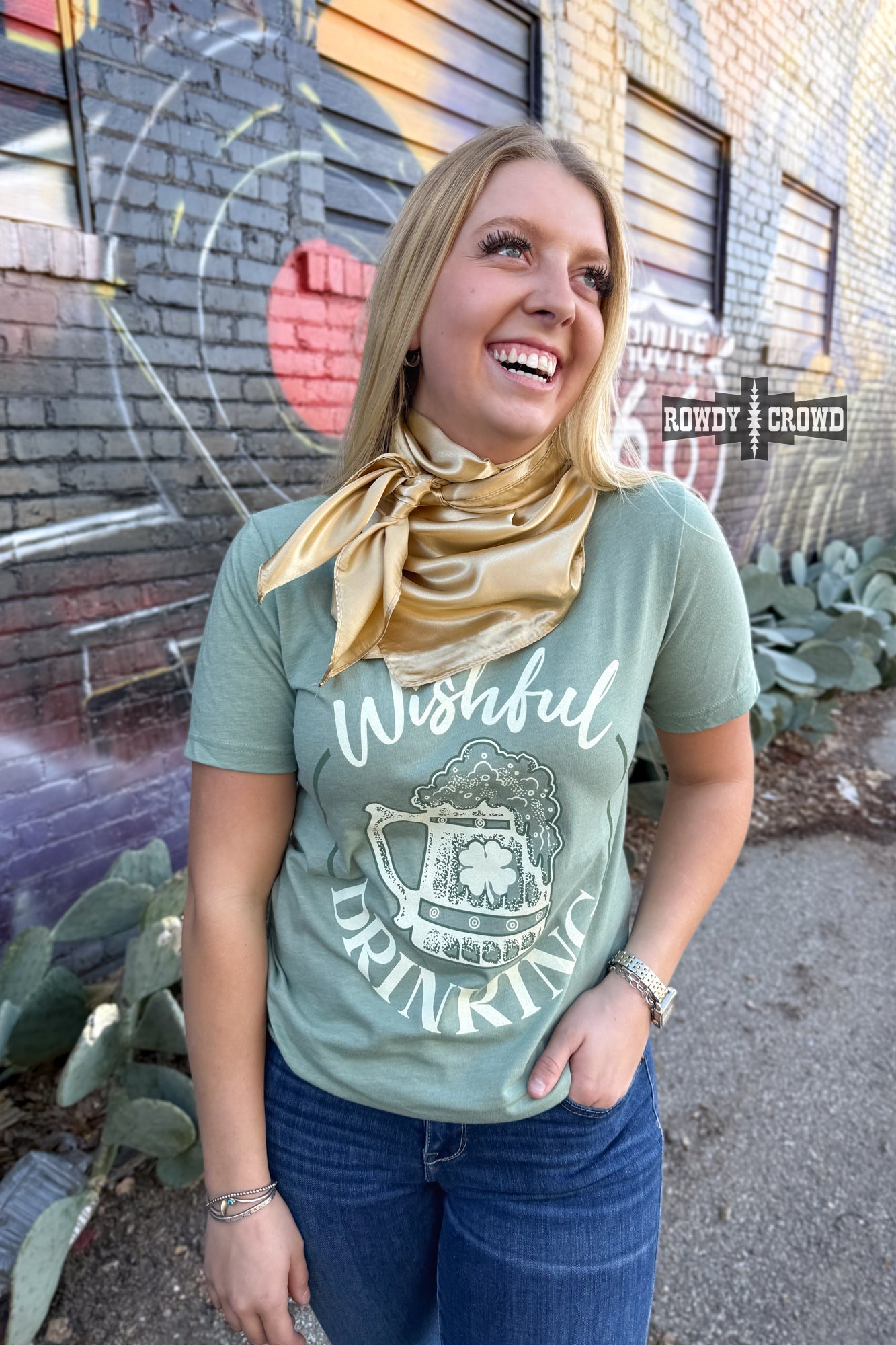 Wishful Drinking Western T-shirt