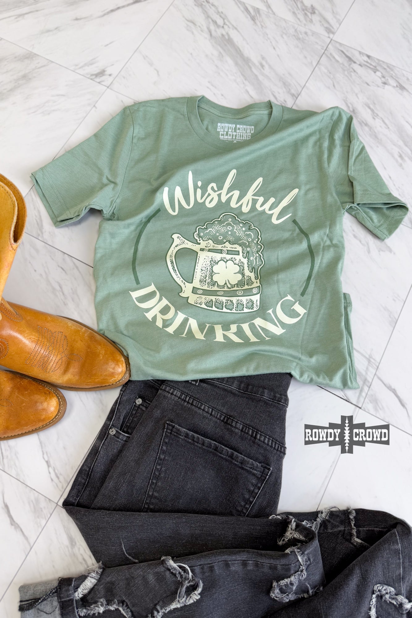 Wishful Drinking Western T-shirt