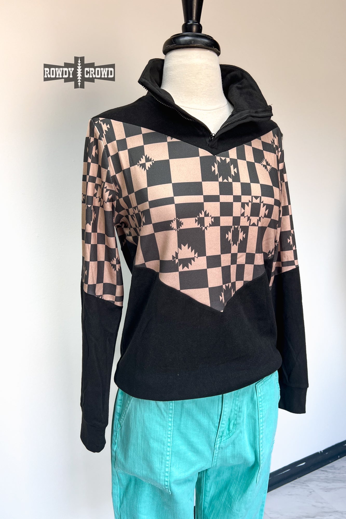 Check Me Out Western Style Pullover
