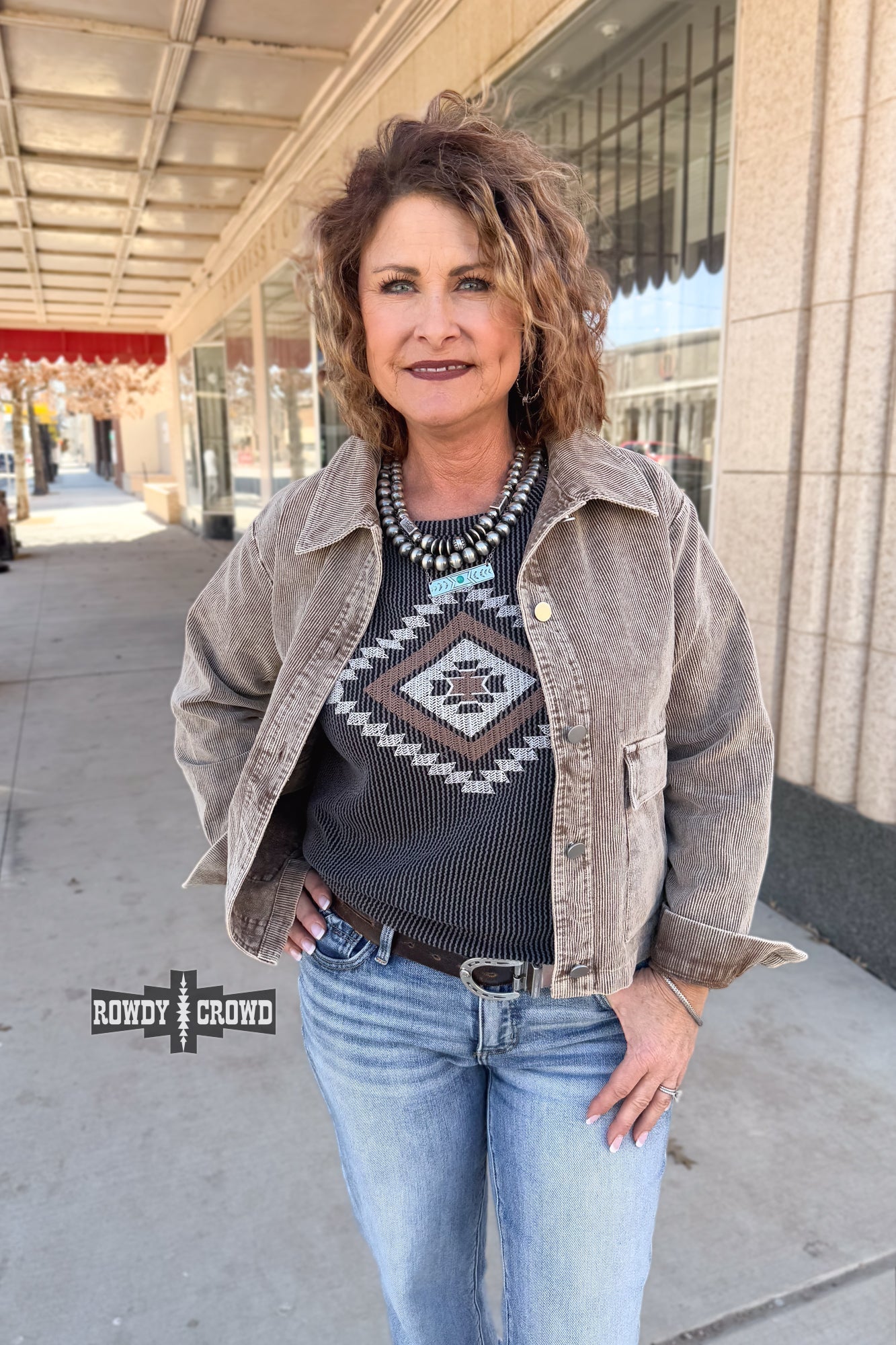La Veta Western Top Rowdy Crowd Clothing