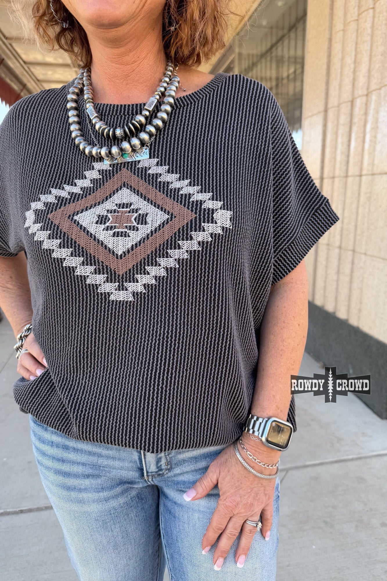 La Veta Western Top Rowdy Crowd Clothing