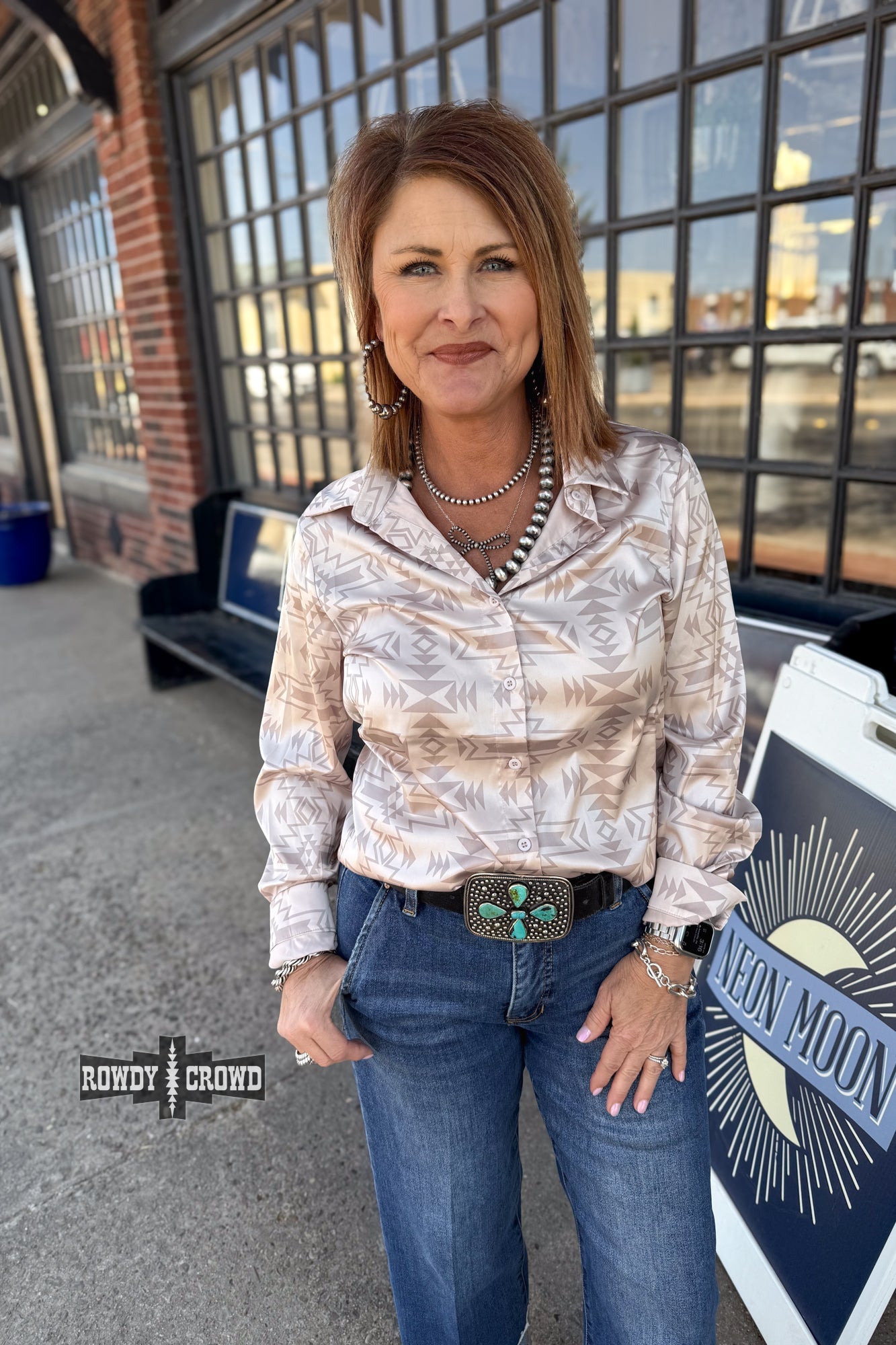 Shiner Silky Western Button Up