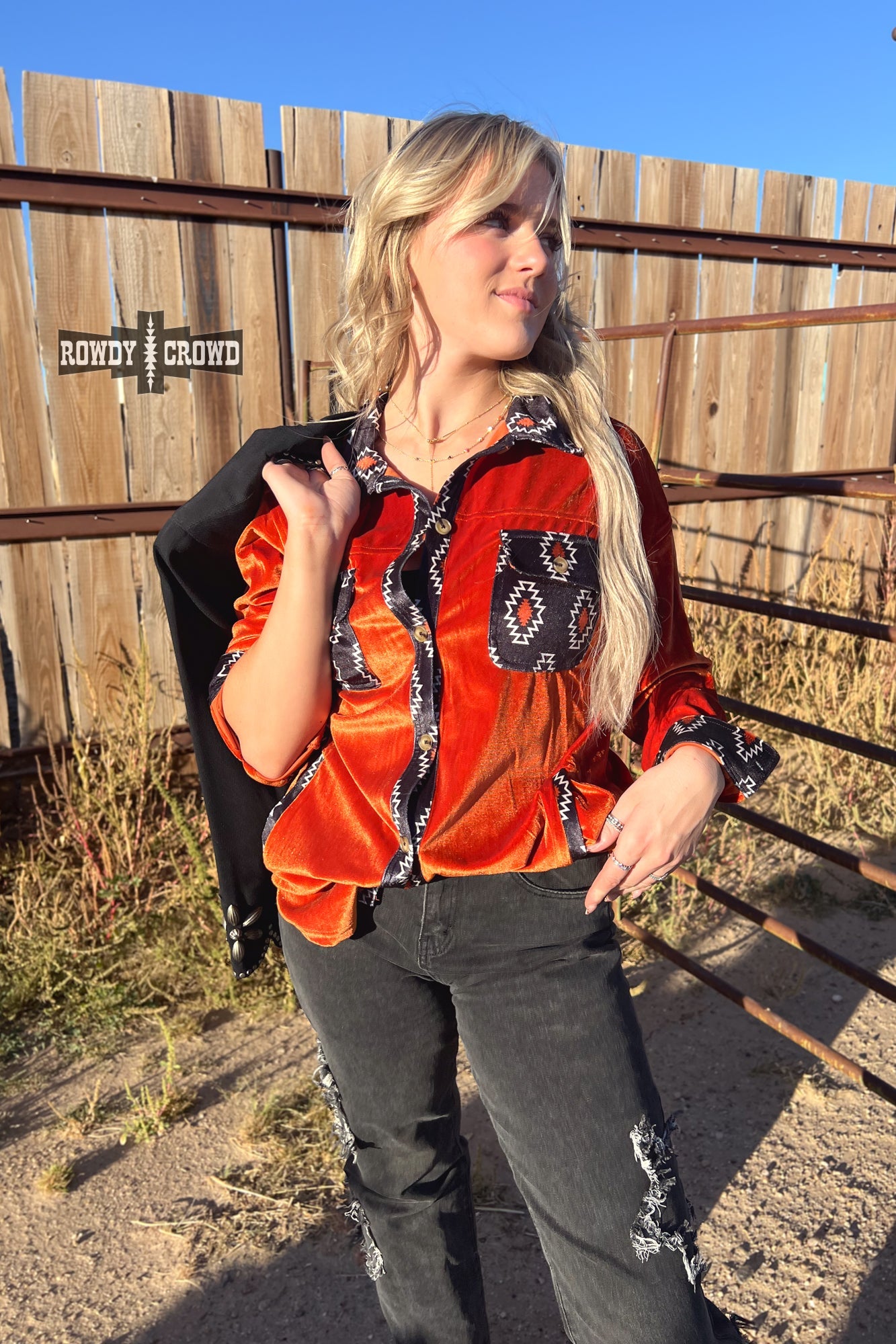 Hope Ranch Western Shacket