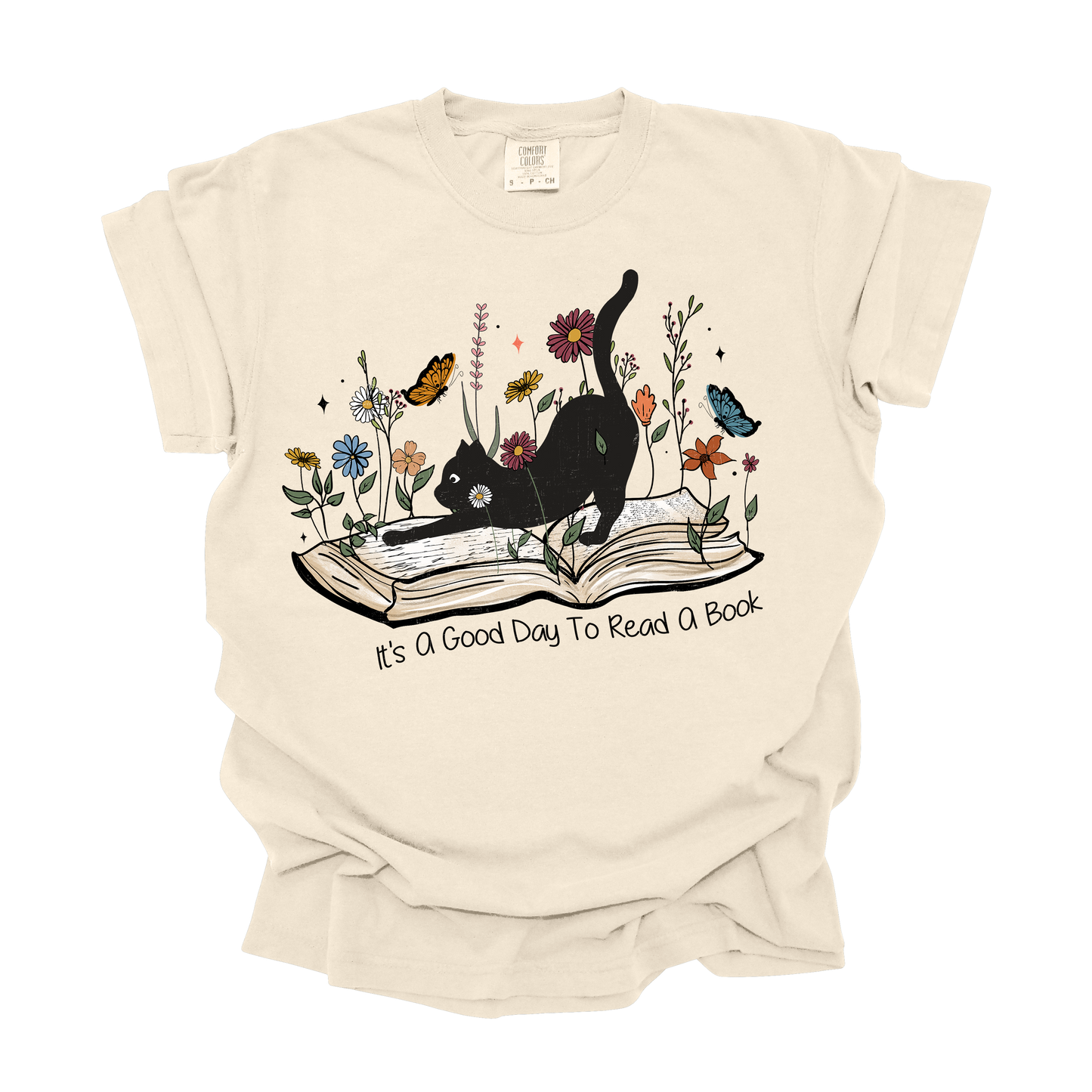 It's a Good Day To Read A Book Graphic T-shirt Tea Shirt Shoppe
