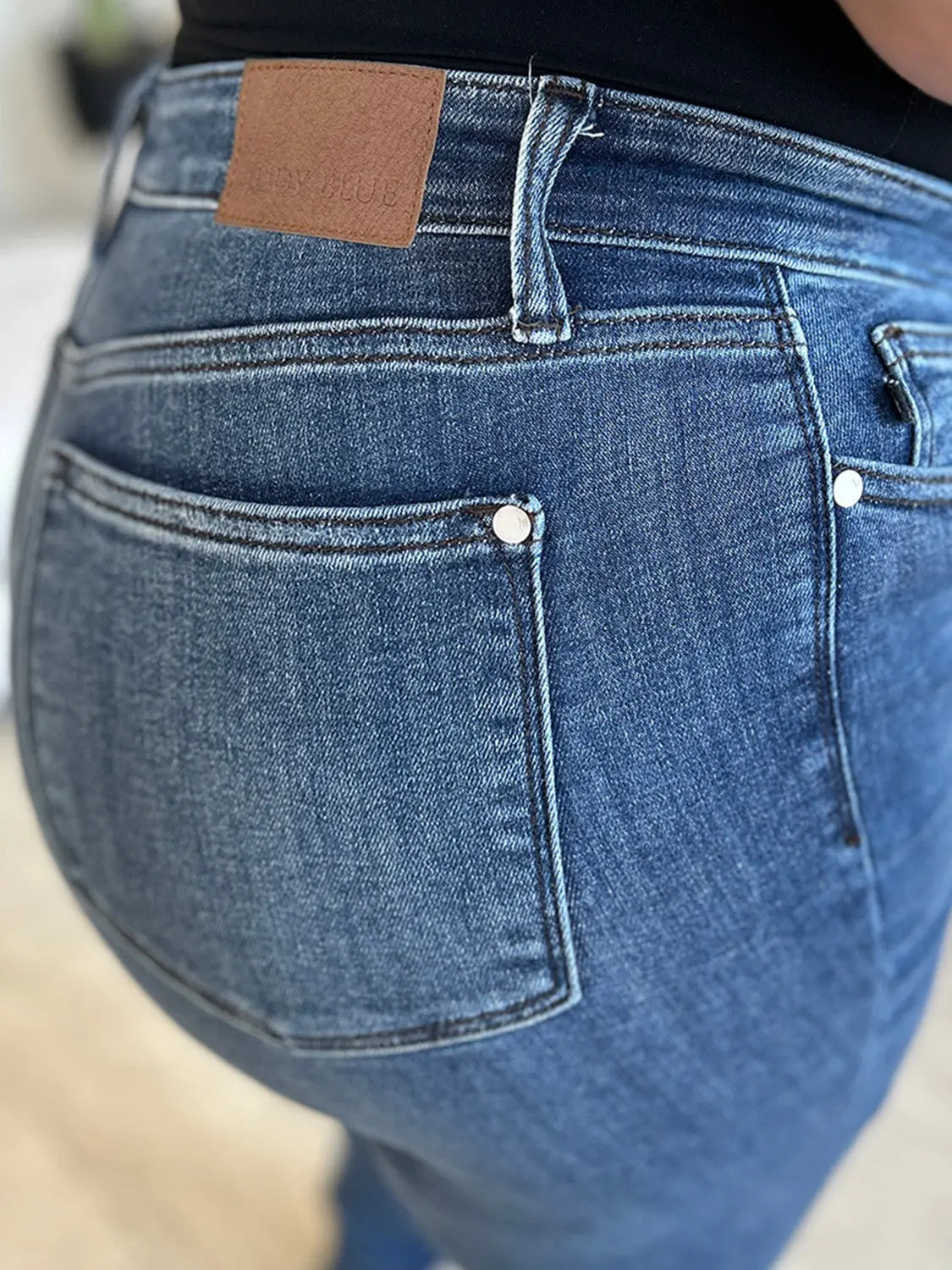 Judy Blue Full Size High Waist Distressed Skinny Jeans - Kittybear Krafts