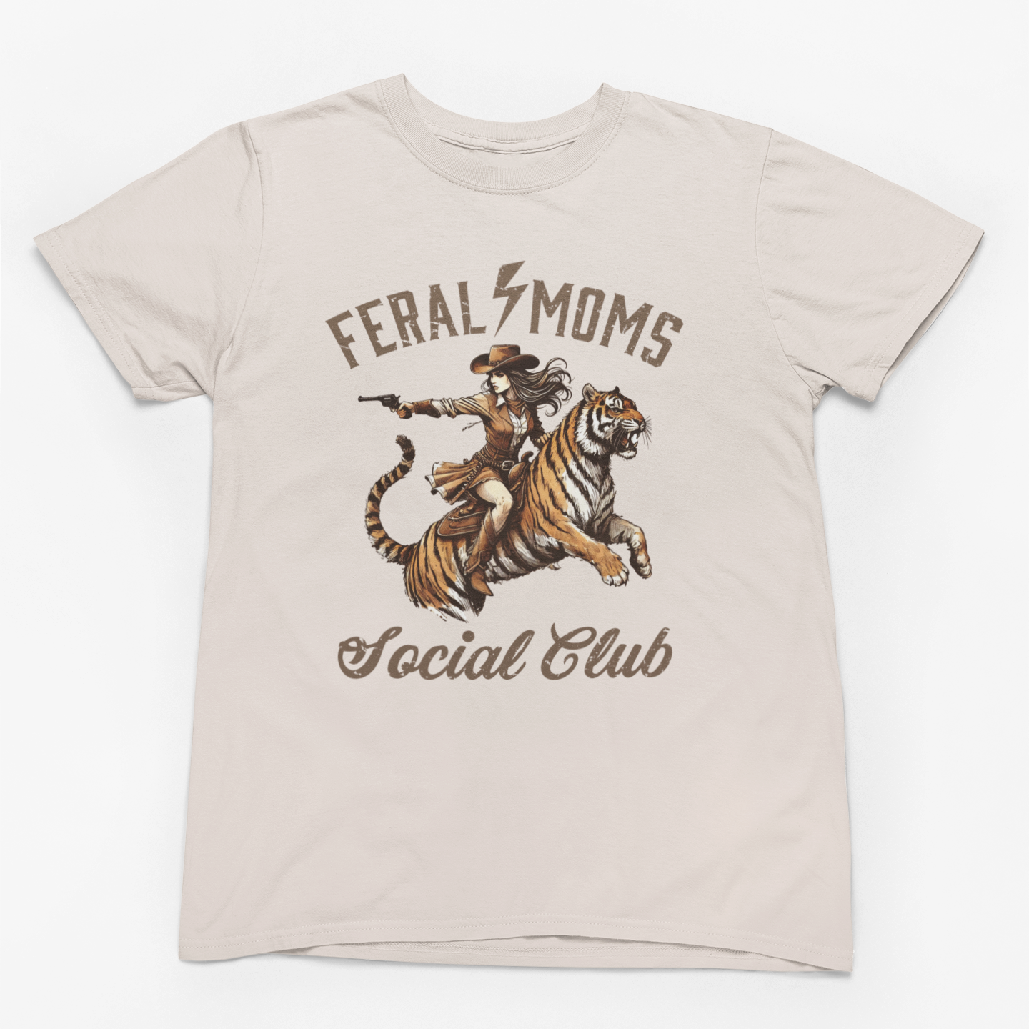 Feral Mom's Social Club Graphic T-Shirt Tea Shirt Shoppe