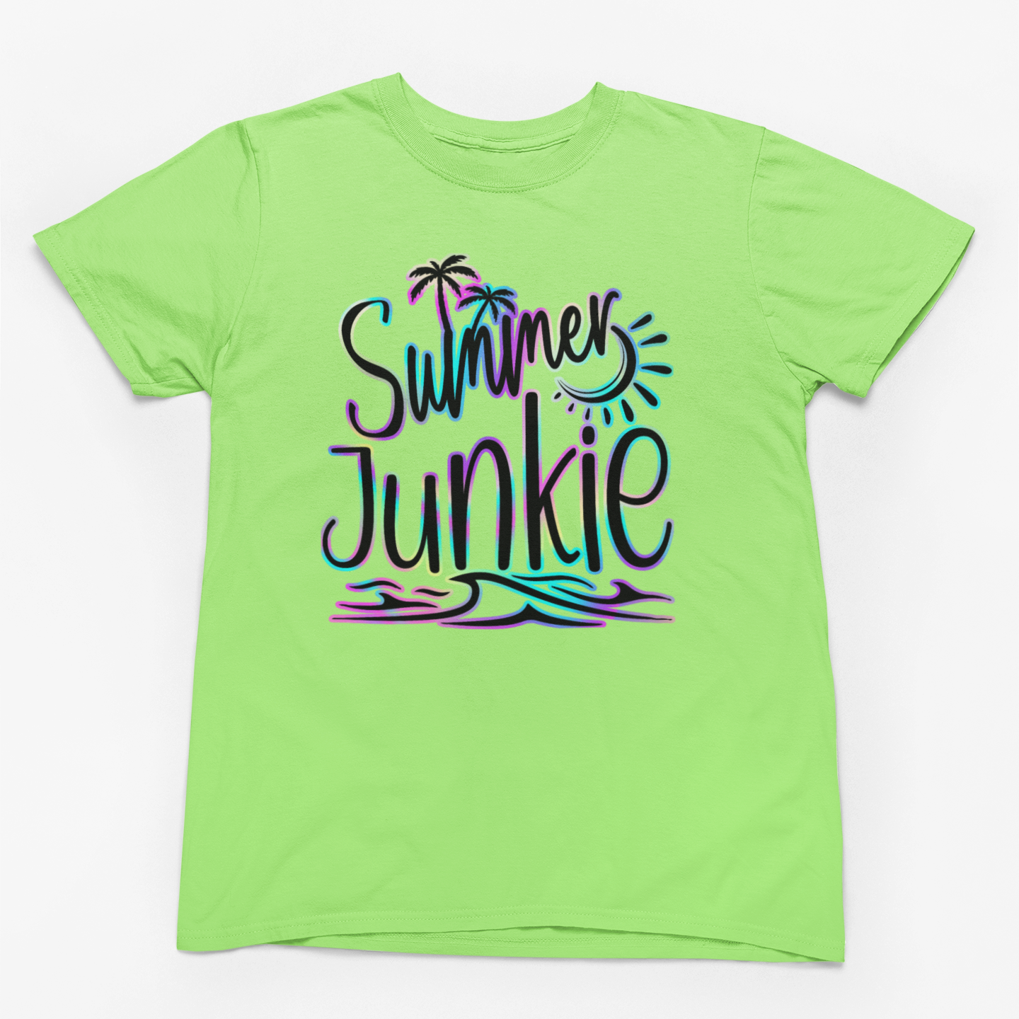 Summer Junkie Graphic T-Shirt Tea Shirt Shoppe