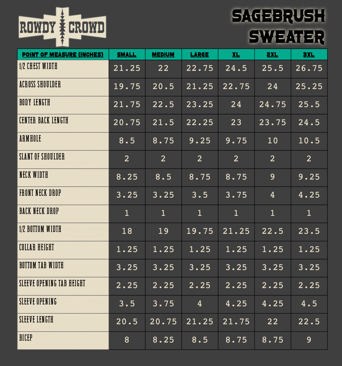 Sagebrush Western Sweater Rowdy Crowd Clothing
