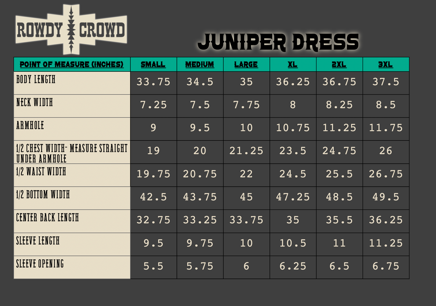Juniper Western Dress