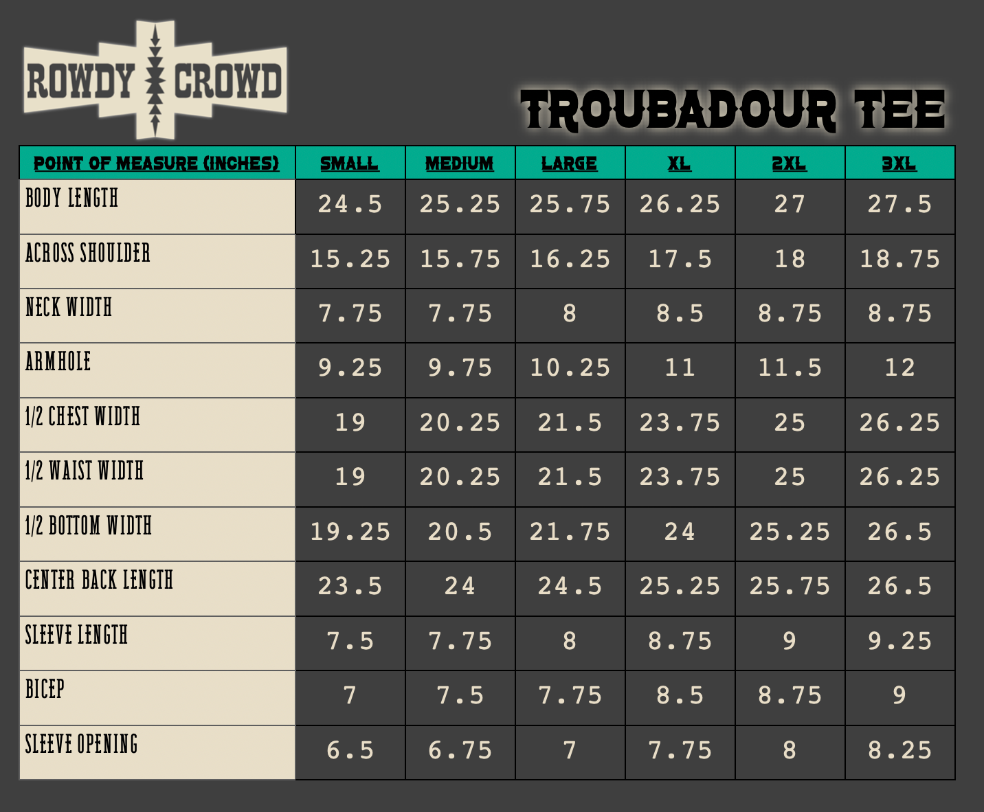 Troubadour Western T-Shirt