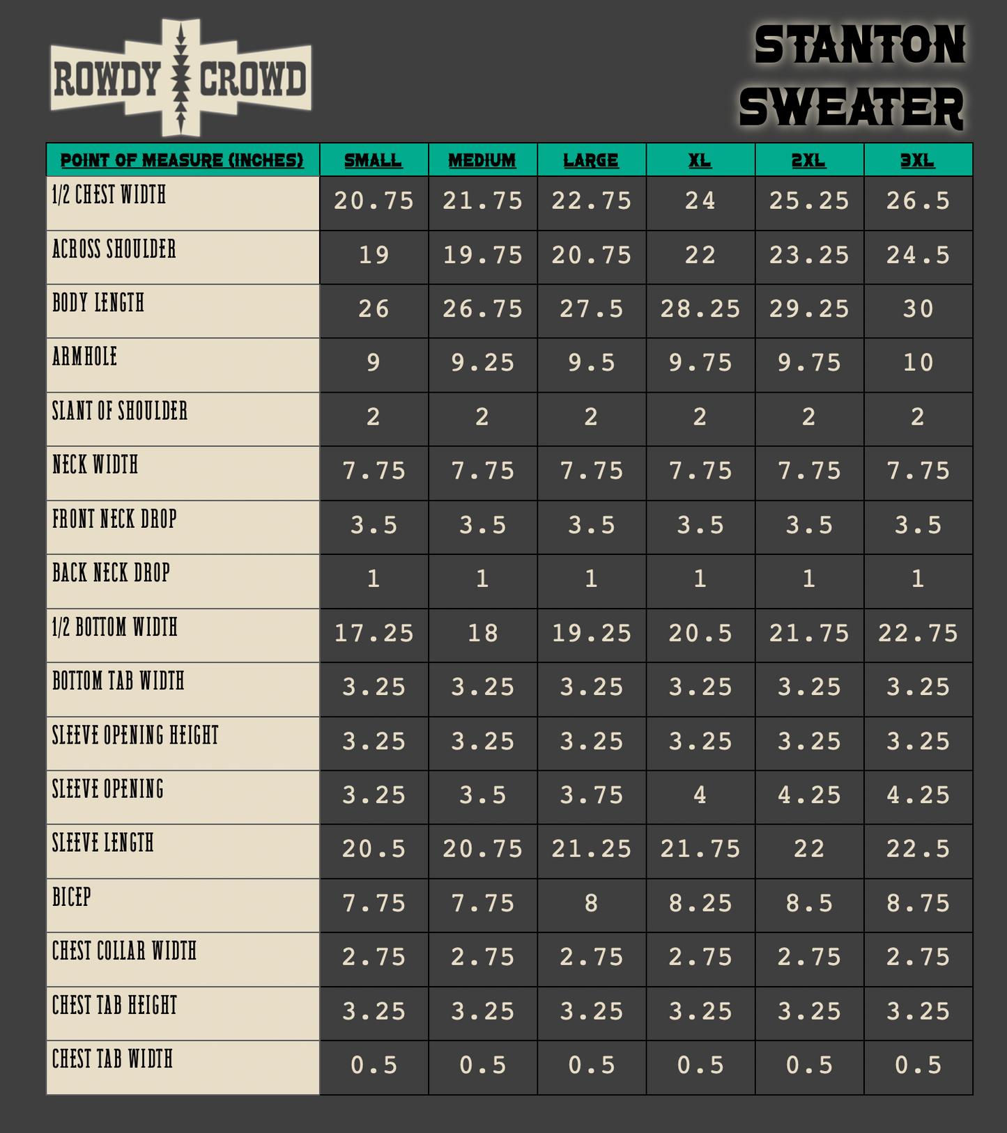 Stanton Western Sweater Rowdy Crowd Clothing