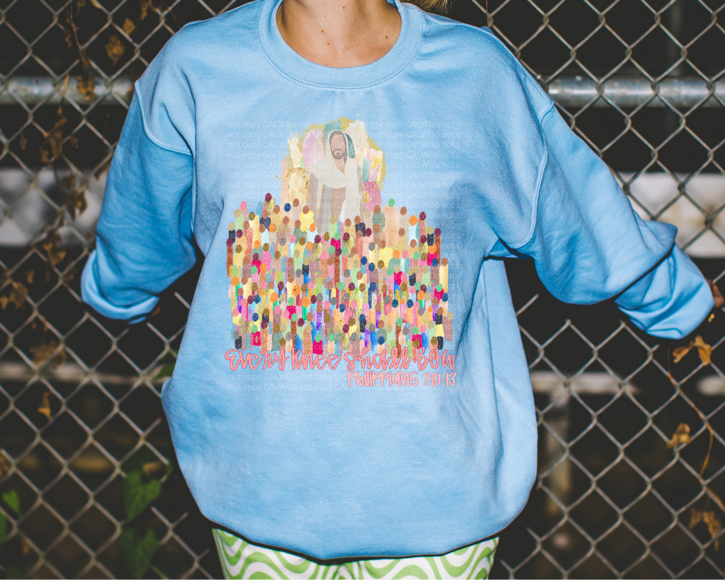 Every Knee Shall Bow Pastel Edition Graphic T-Shirt Gunpowder and Lace Boutique Nac