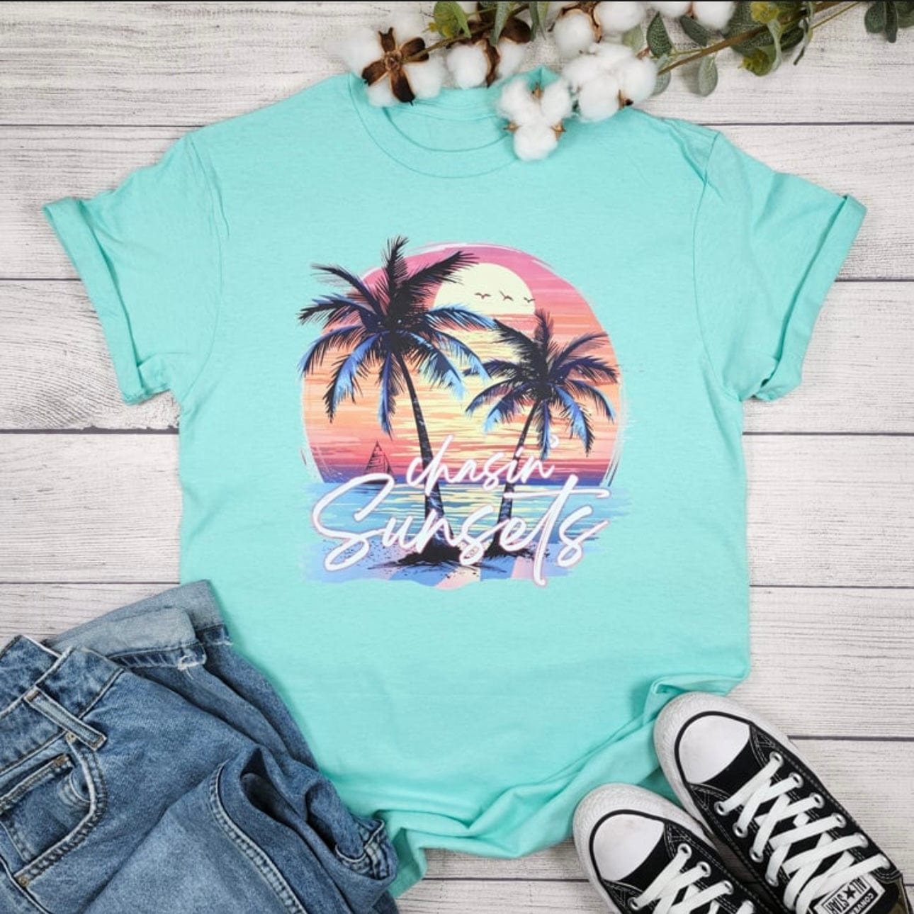 Chasin Sunsets Graphic T-Shirt Envy Stylz Boutique
