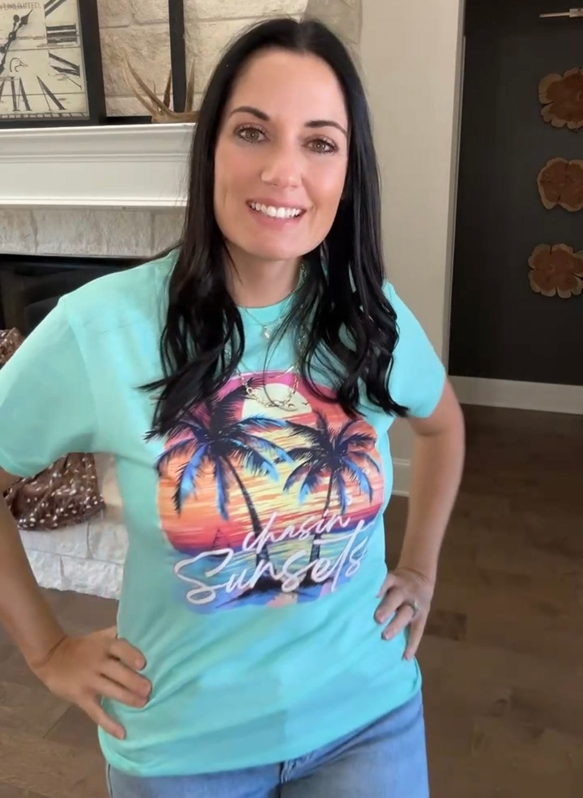 Chasin Sunsets Graphic T-Shirt Envy Stylz Boutique