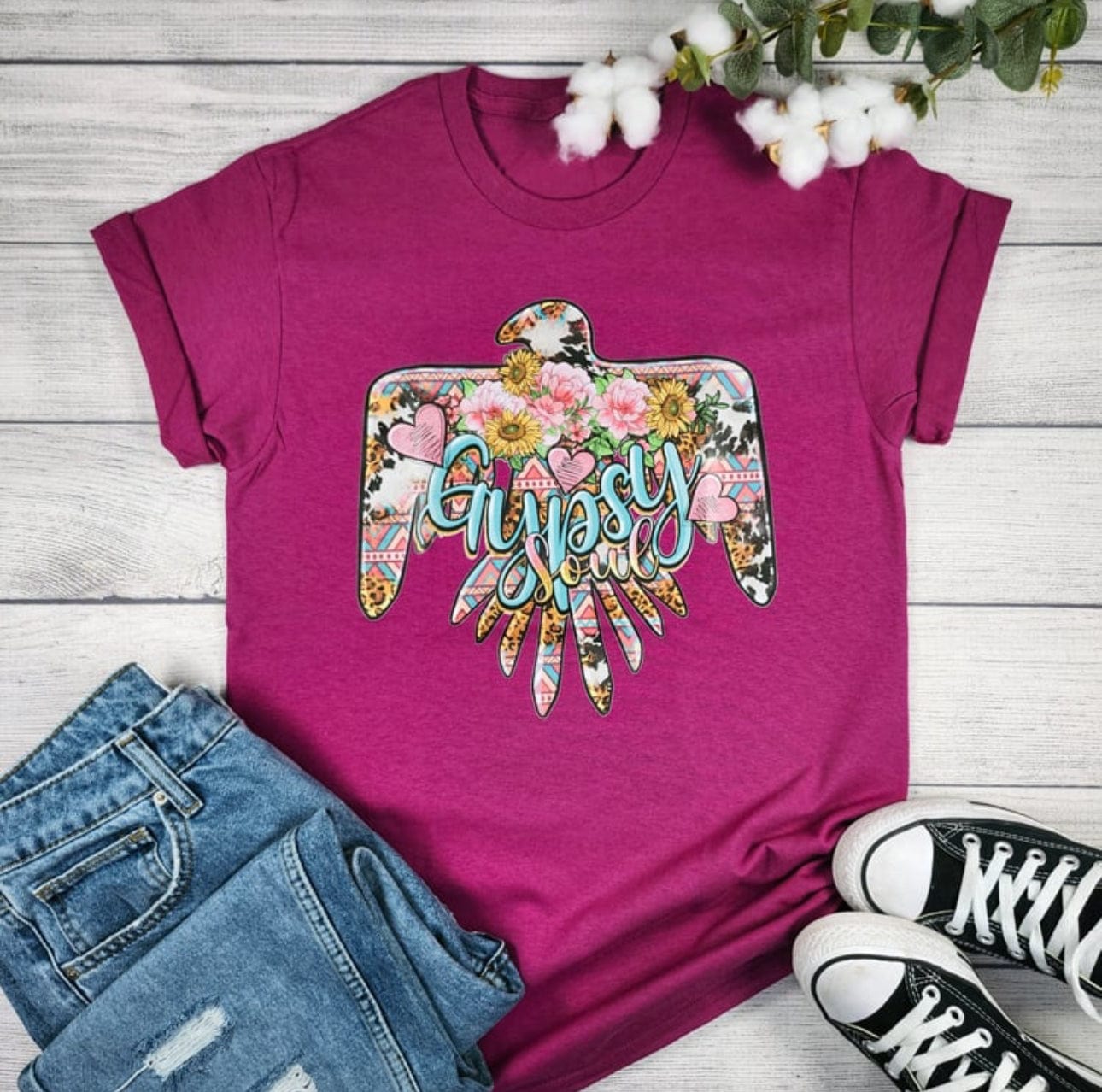 Gypsy Soul Graphic T-Shirt Envy Stylz Boutique
