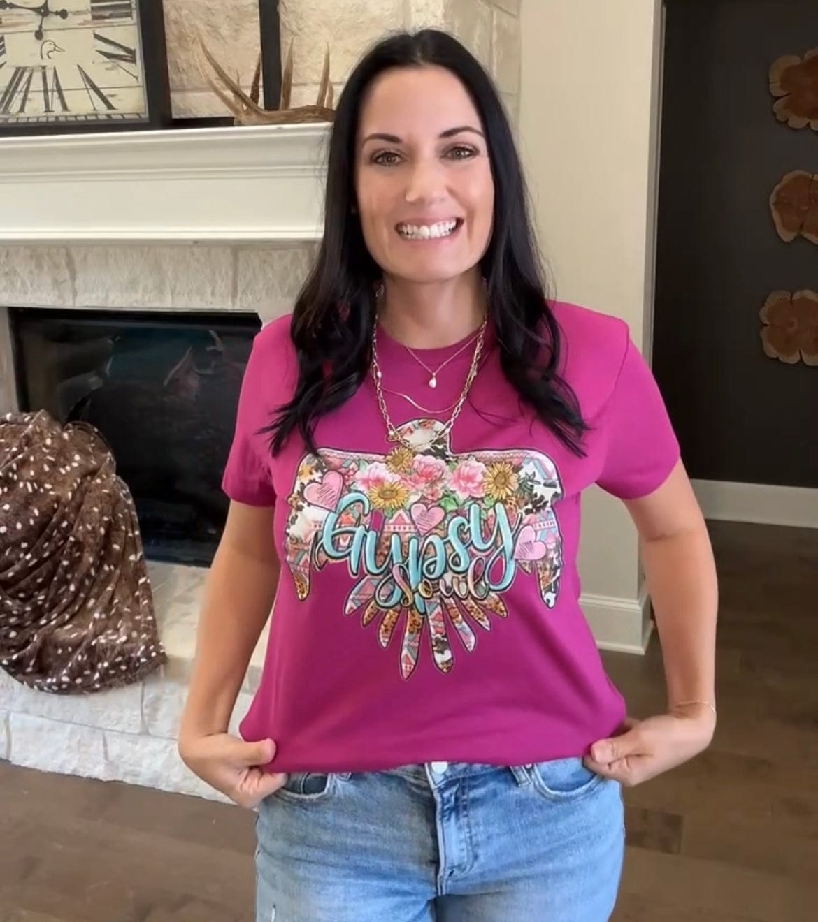 Gypsy Soul Graphic T-Shirt Envy Stylz Boutique