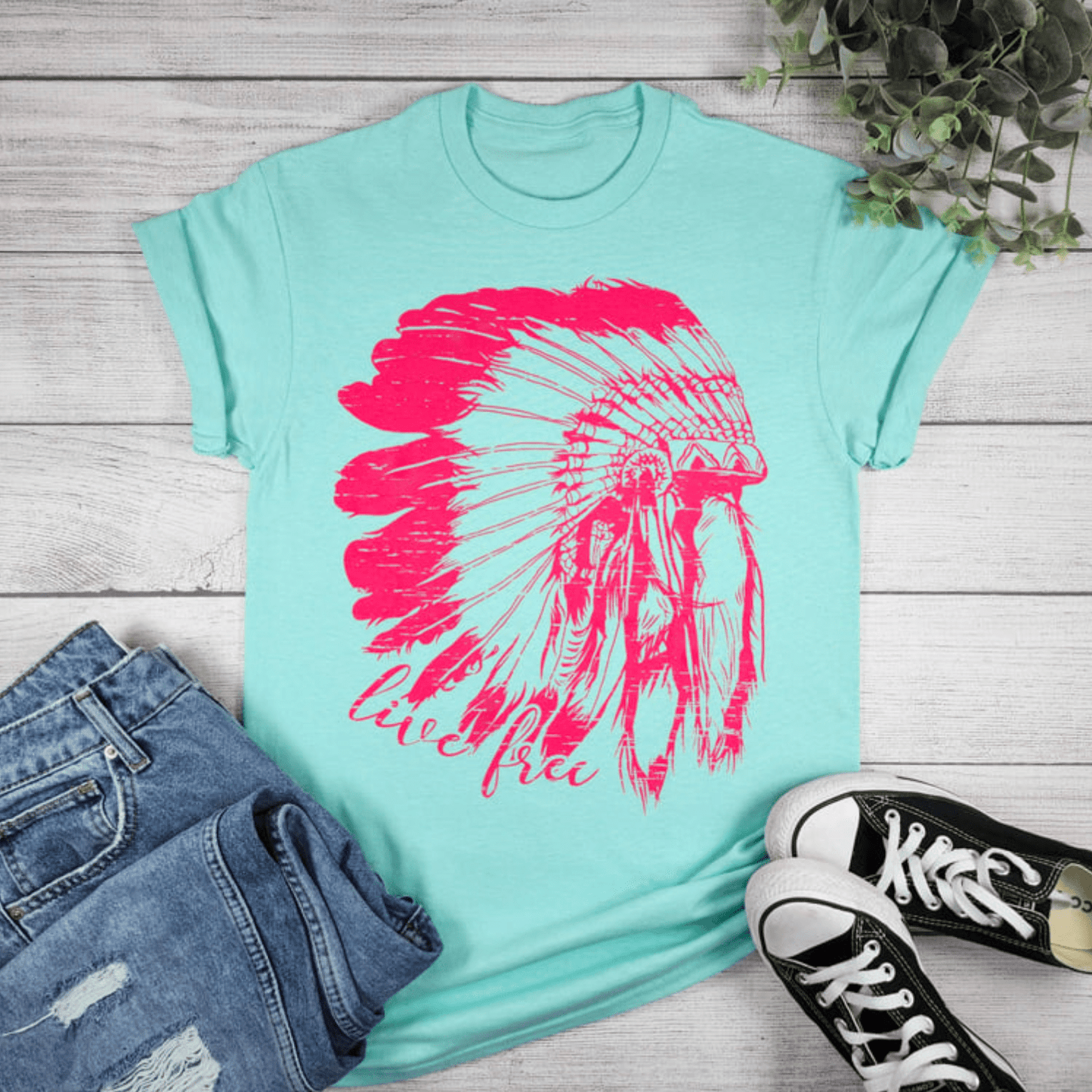 Live Free Graphic T-Shirt Envy Stylz Boutique