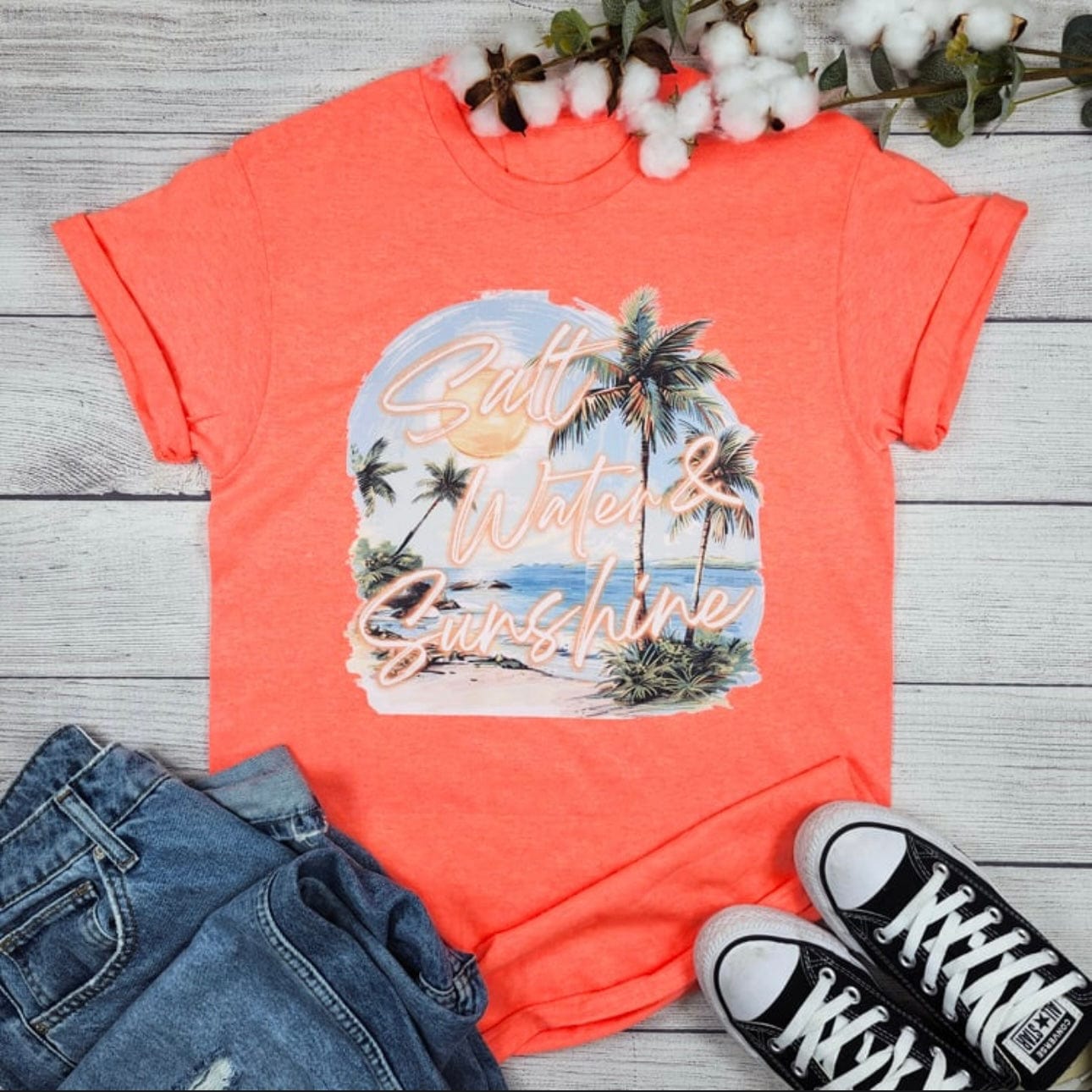 Salt Water and Sunshine Graphic T-Shirt Envy Stylz Boutique