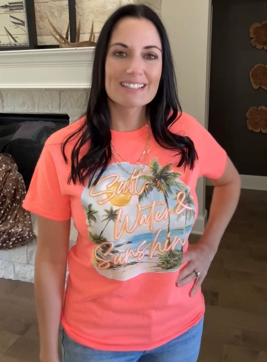 Salt Water and Sunshine Graphic T-Shirt Envy Stylz Boutique
