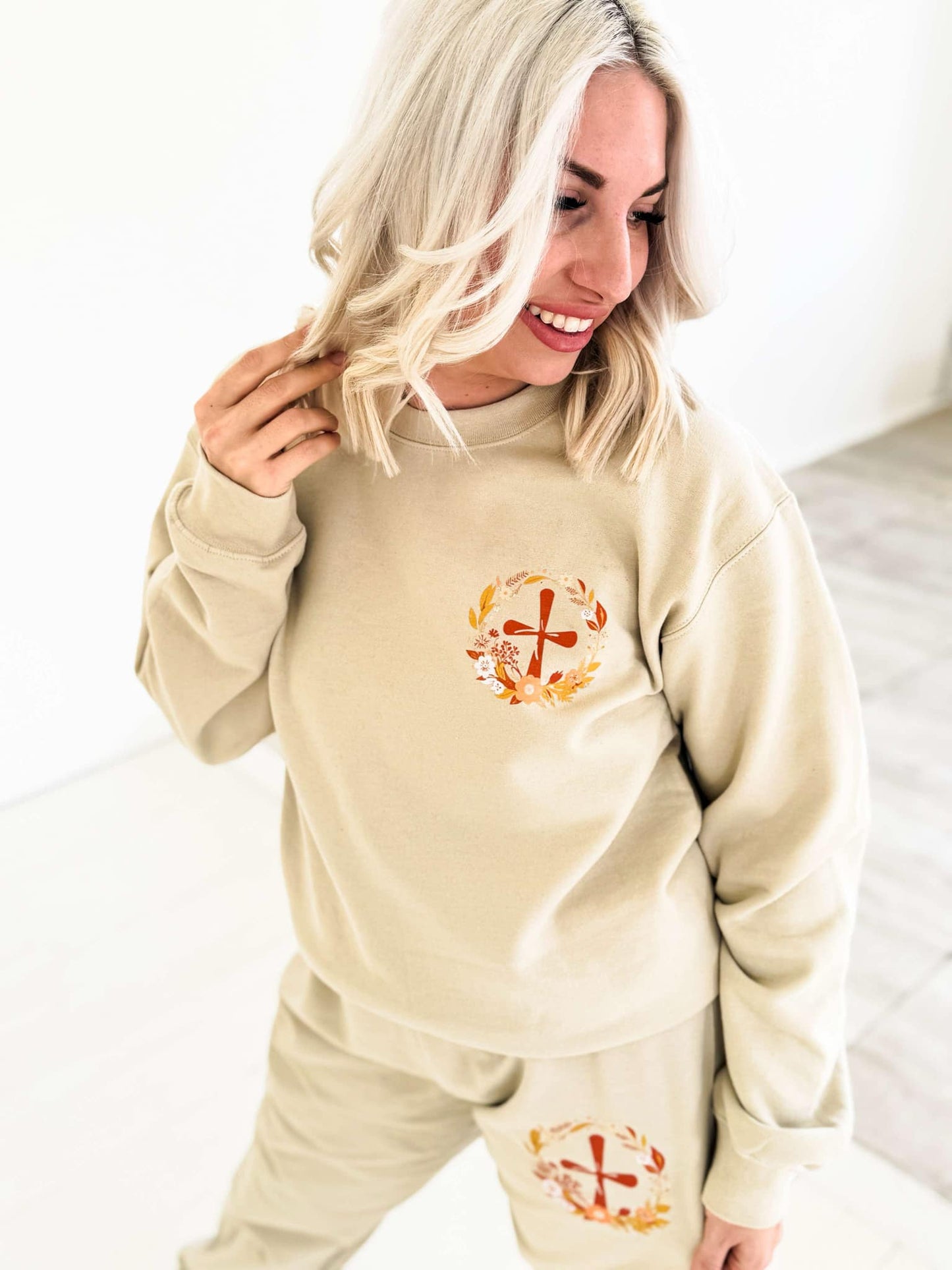 Arise Up - Blessed Sweatshirt/Sweatpants Set Envy Stylz Boutique