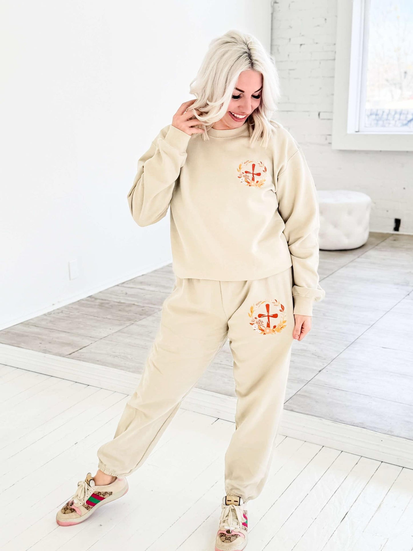 Arise Up - Blessed Sweatshirt/Sweatpants Set Envy Stylz Boutique