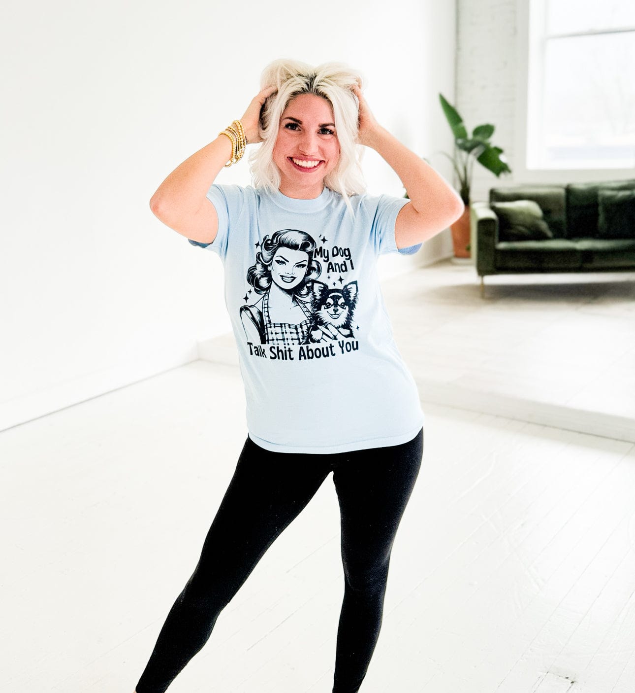 My Dog And I Talk About You Graphic Tee T-Shirt Envy Stylz Boutique