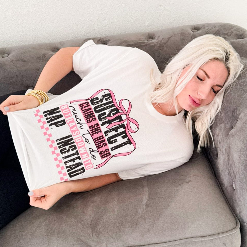 Suspect Claims She Has So Much To Do Graphic T-Shirt Envy Stylz Boutique