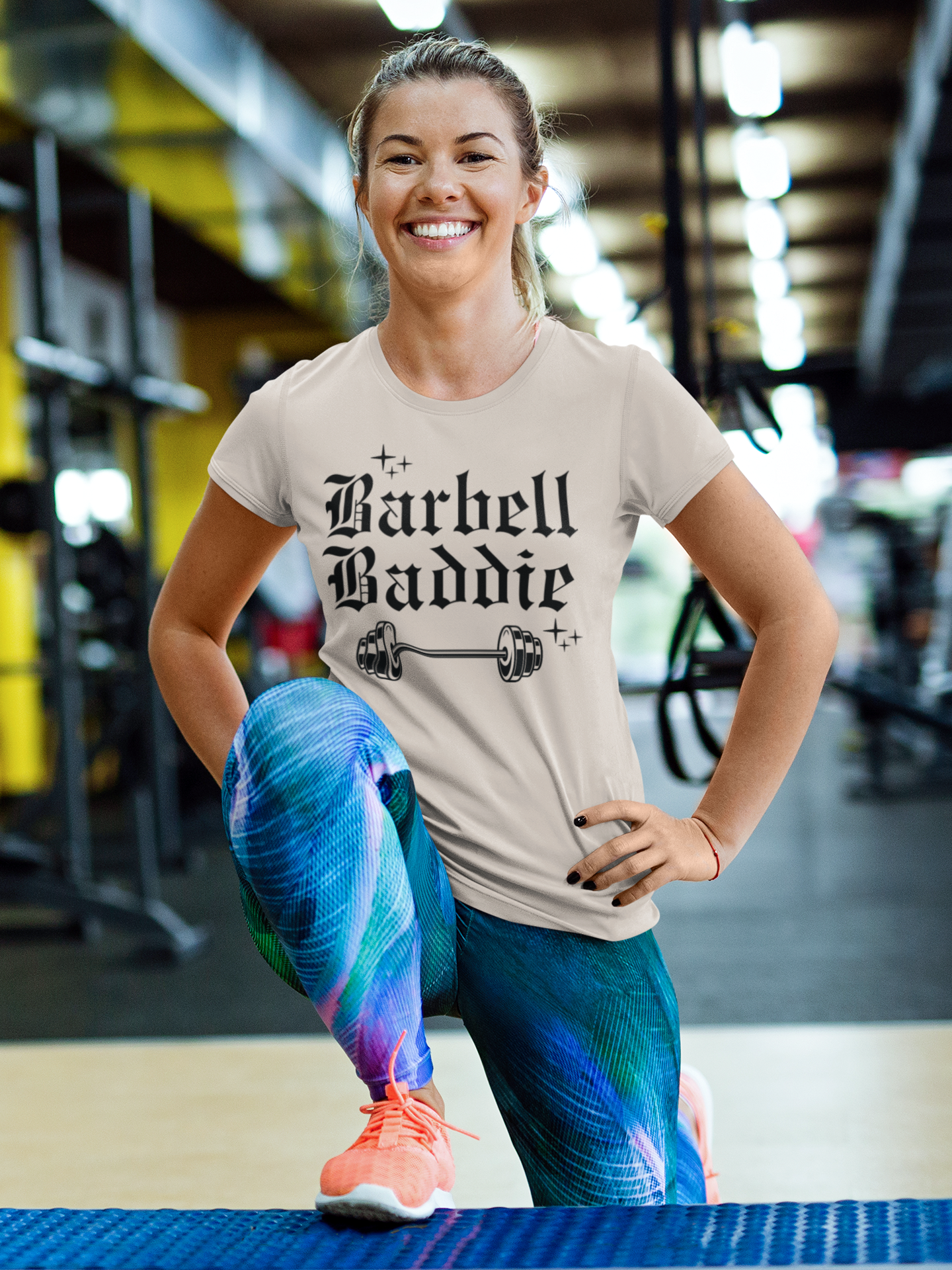 Barbell Baddie Graphic T-Shirt Tea Shirt Shoppe