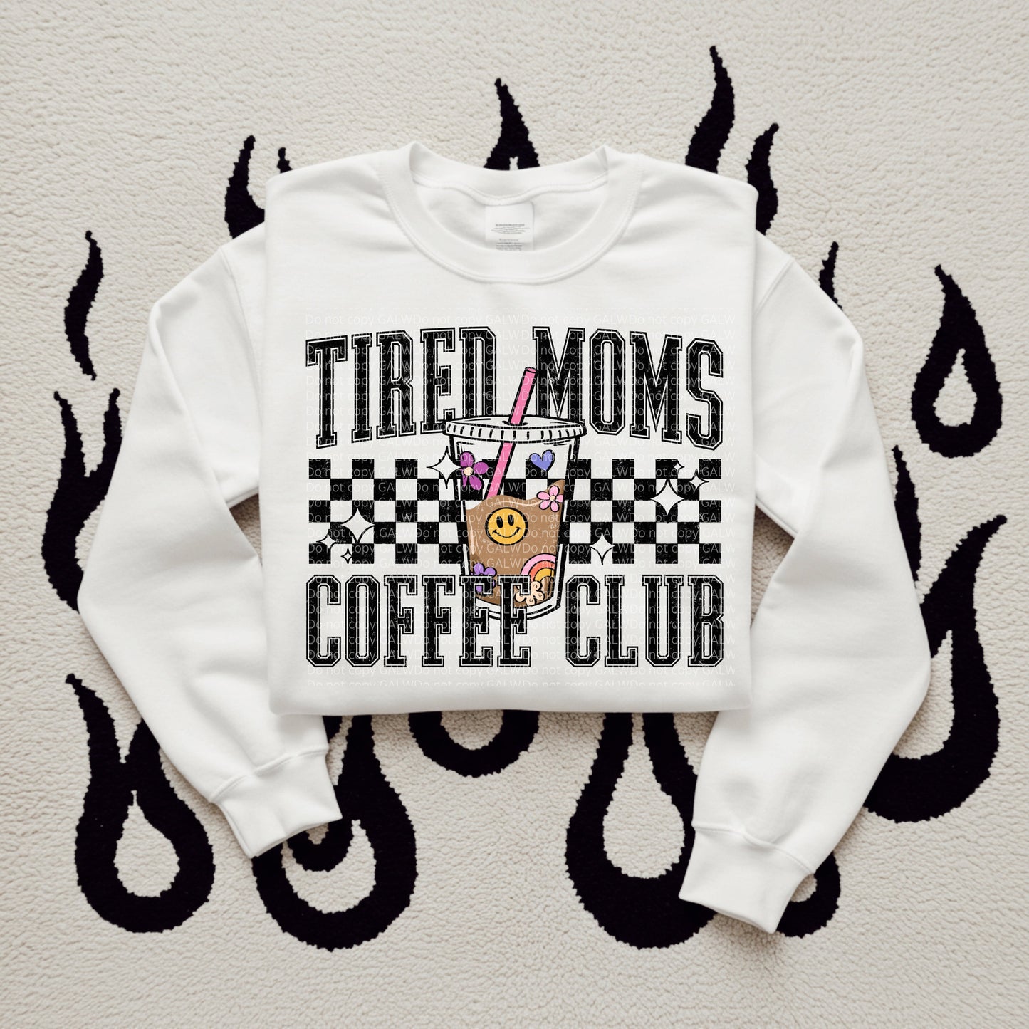 Tired Moms Coffee Club Graphic T-Shirt Gunpowder and Lace Boutique Nac