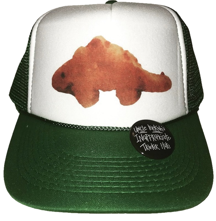 Dinosaur Chicken Nugget Trucker Hat Uncle Bekah’s Inappropriate Trucker Hats