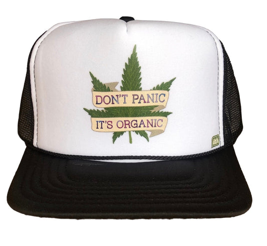 Don’t Panic It’s Organic Trucker Hat Uncle Bekah’s Inappropriate Trucker Hats