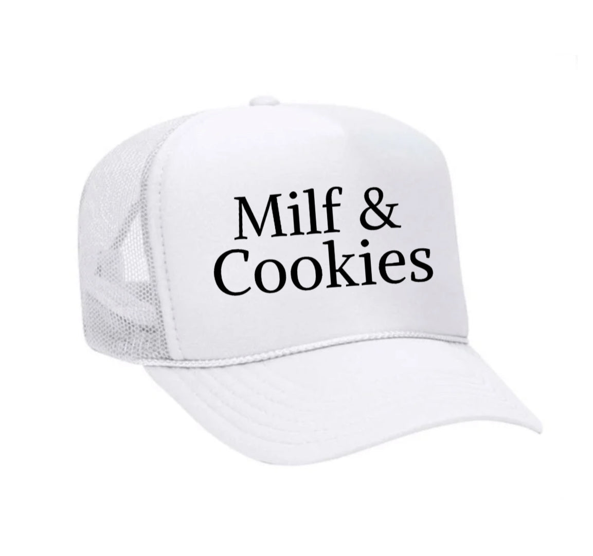 Milf & Cookies Trucker Hat Uncle Bekah’s Inappropriate Trucker Hats