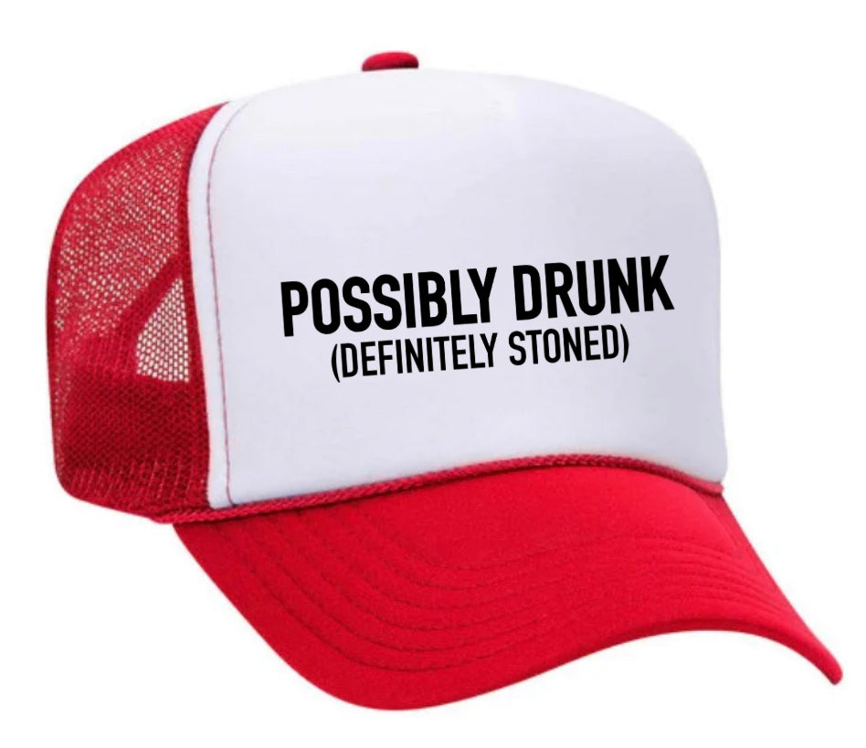 Possibly Drunk (Definitely Stoned) Trucker Hat Uncle Bekah’s Inappropriate Trucker Hats