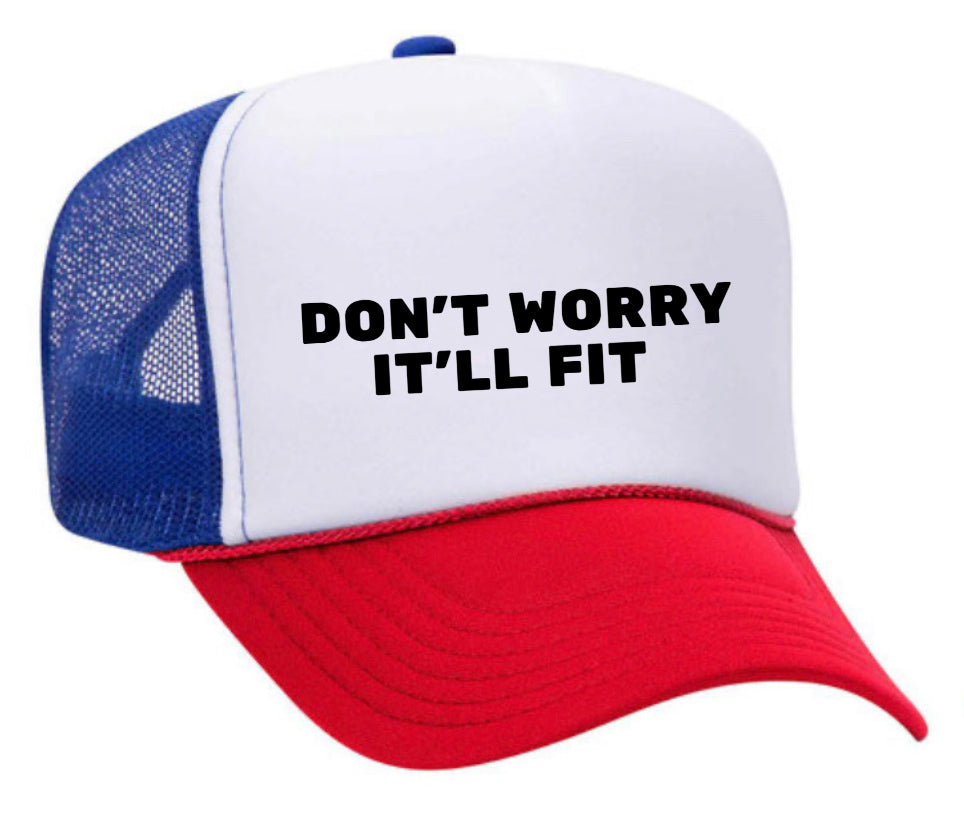 Don’t Worry It’ll Fit Trucker Hat Uncle Bekah’s Inappropriate Trucker Hats