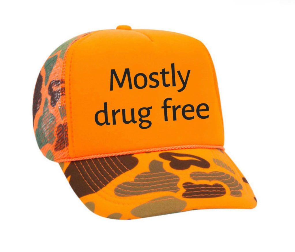 Mostly Drug Free Trucker Hat Uncle Bekah’s Inappropriate Trucker Hats