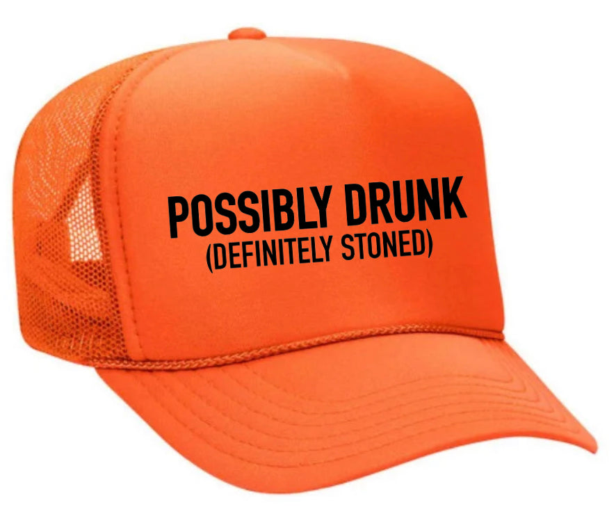 Possibly Drunk (Definitely Stoned) Trucker Hat Uncle Bekah’s Inappropriate Trucker Hats