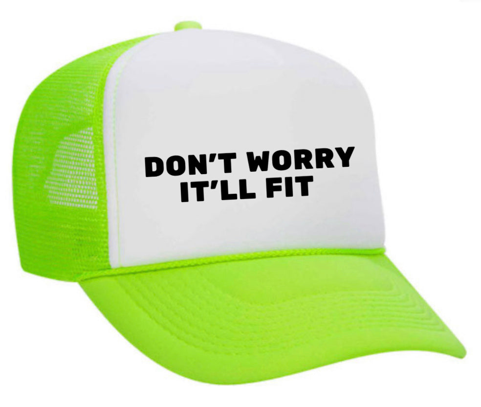 Don’t Worry It’ll Fit Trucker Hat Uncle Bekah’s Inappropriate Trucker Hats