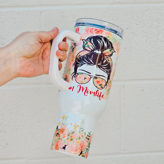 Mom Life 40oz Tumbler Tea-Shirt Shoppe
