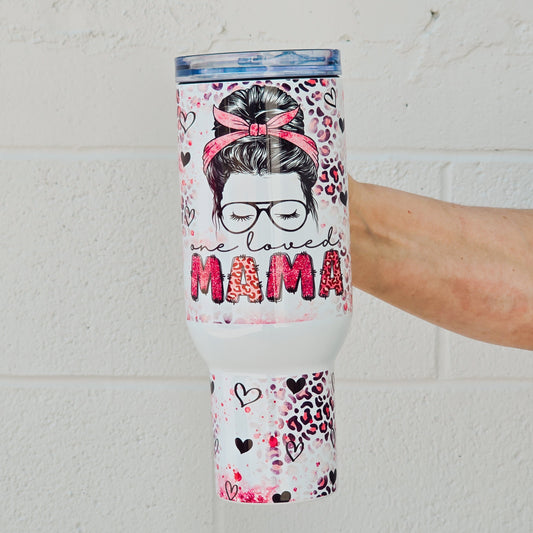 One Loved Mama 40oz Tumbler Tea-Shirt Shoppe