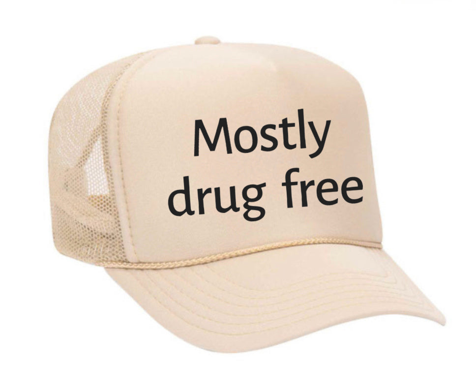 Mostly Drug Free Trucker Hat Uncle Bekah’s Inappropriate Trucker Hats