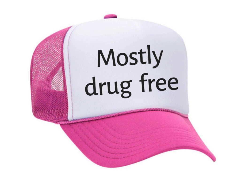 Mostly Drug Free Trucker Hat Uncle Bekah’s Inappropriate Trucker Hats