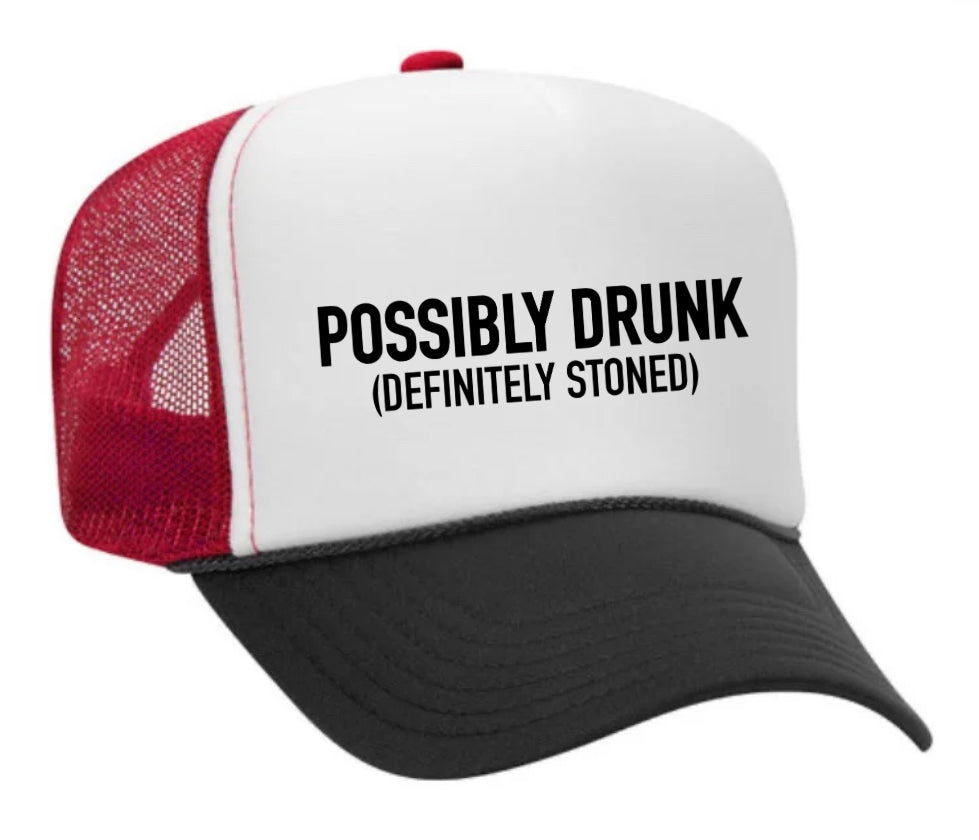 Possibly Drunk (Definitely Stoned) Trucker Hat Uncle Bekah’s Inappropriate Trucker Hats